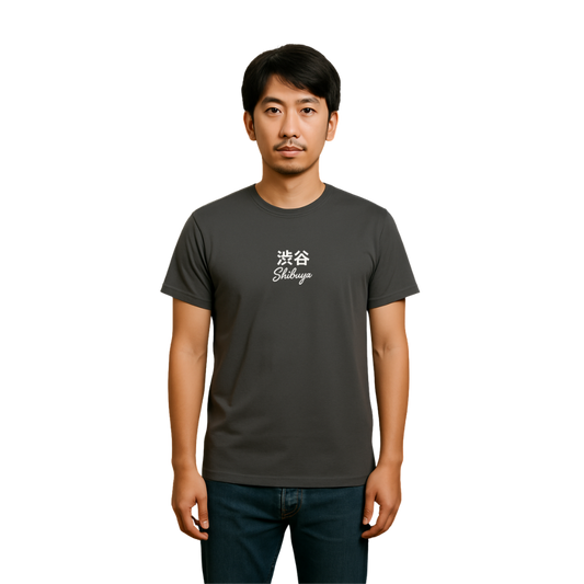 Shibuya – Minimal Embroidered T-Shirt
