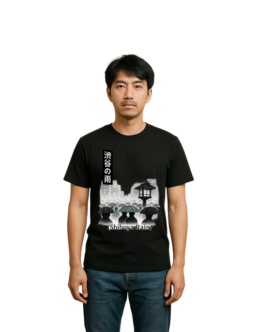 Shibuya Rain – Urban Nostalgia T-Shirt