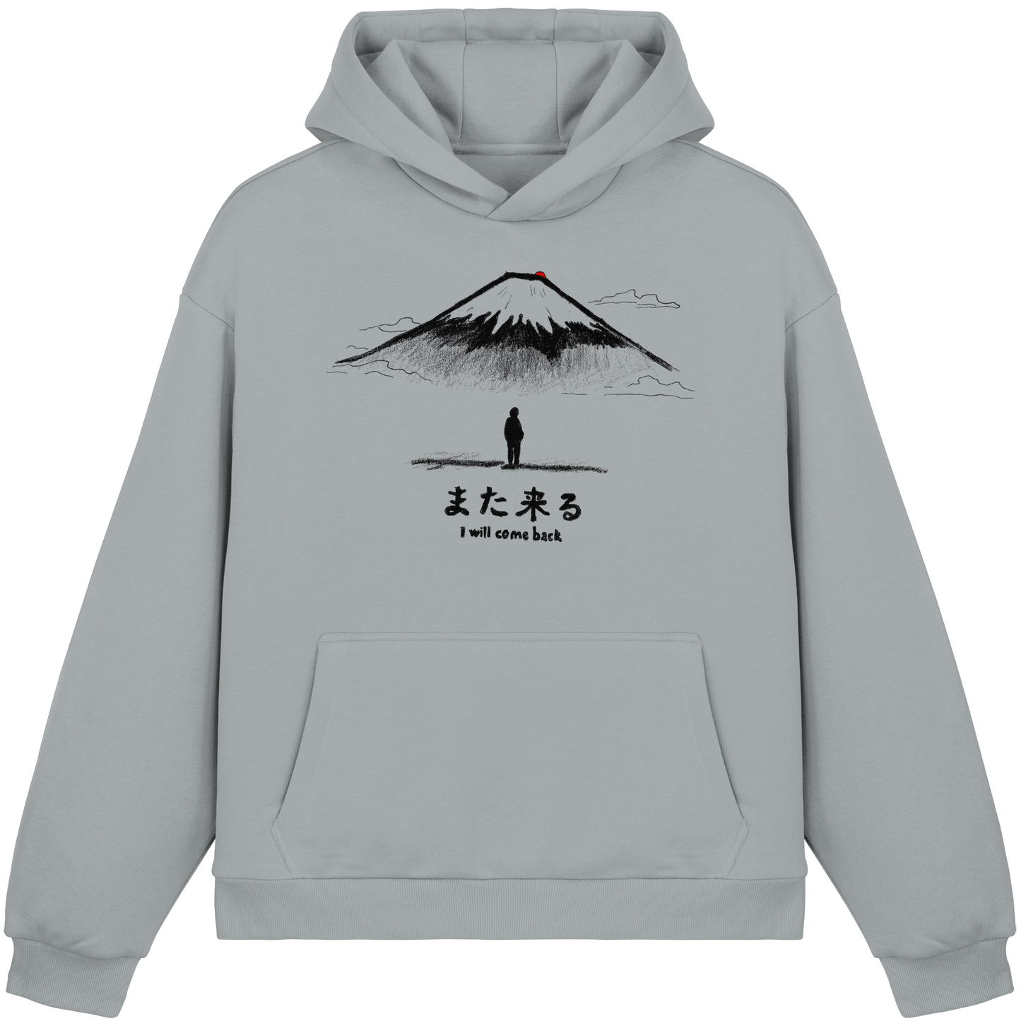 I WILL COME BACK /FUJI JAPAN Kapuzenpullover