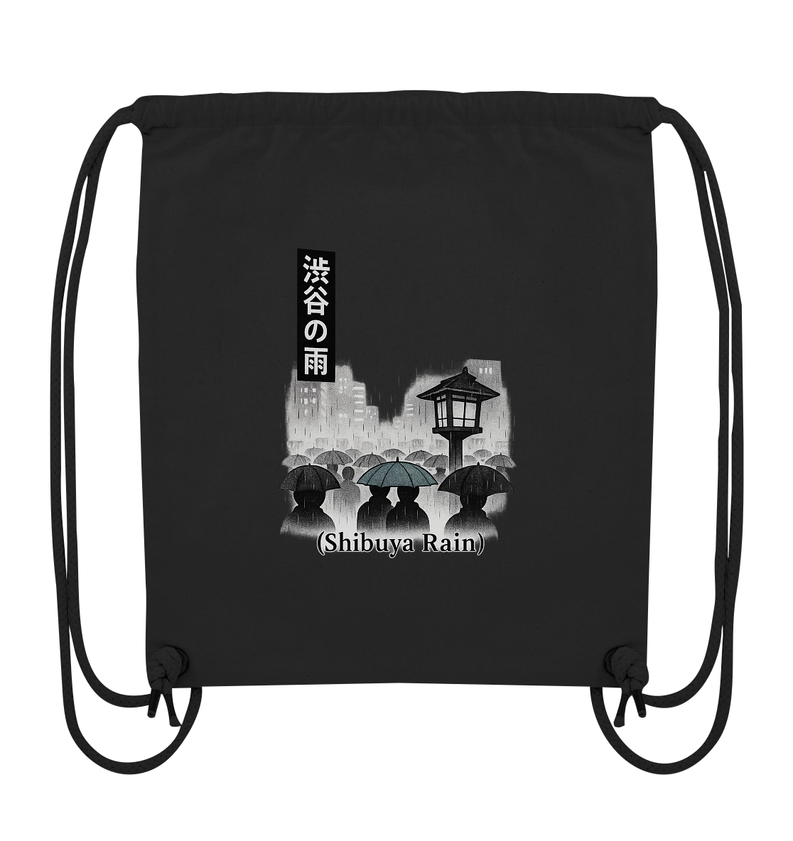 Shibuya Rain – Drawstring Bag