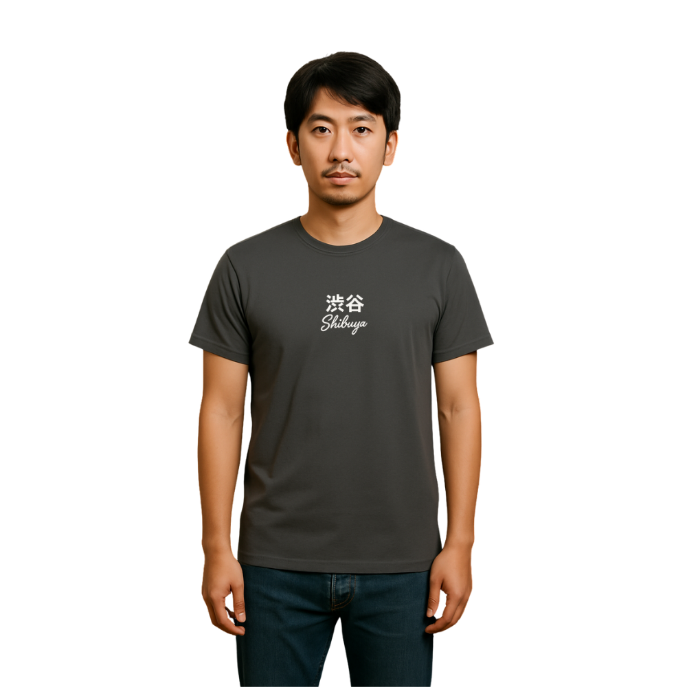 Shibuya – Minimal Embroidered T-Shirt