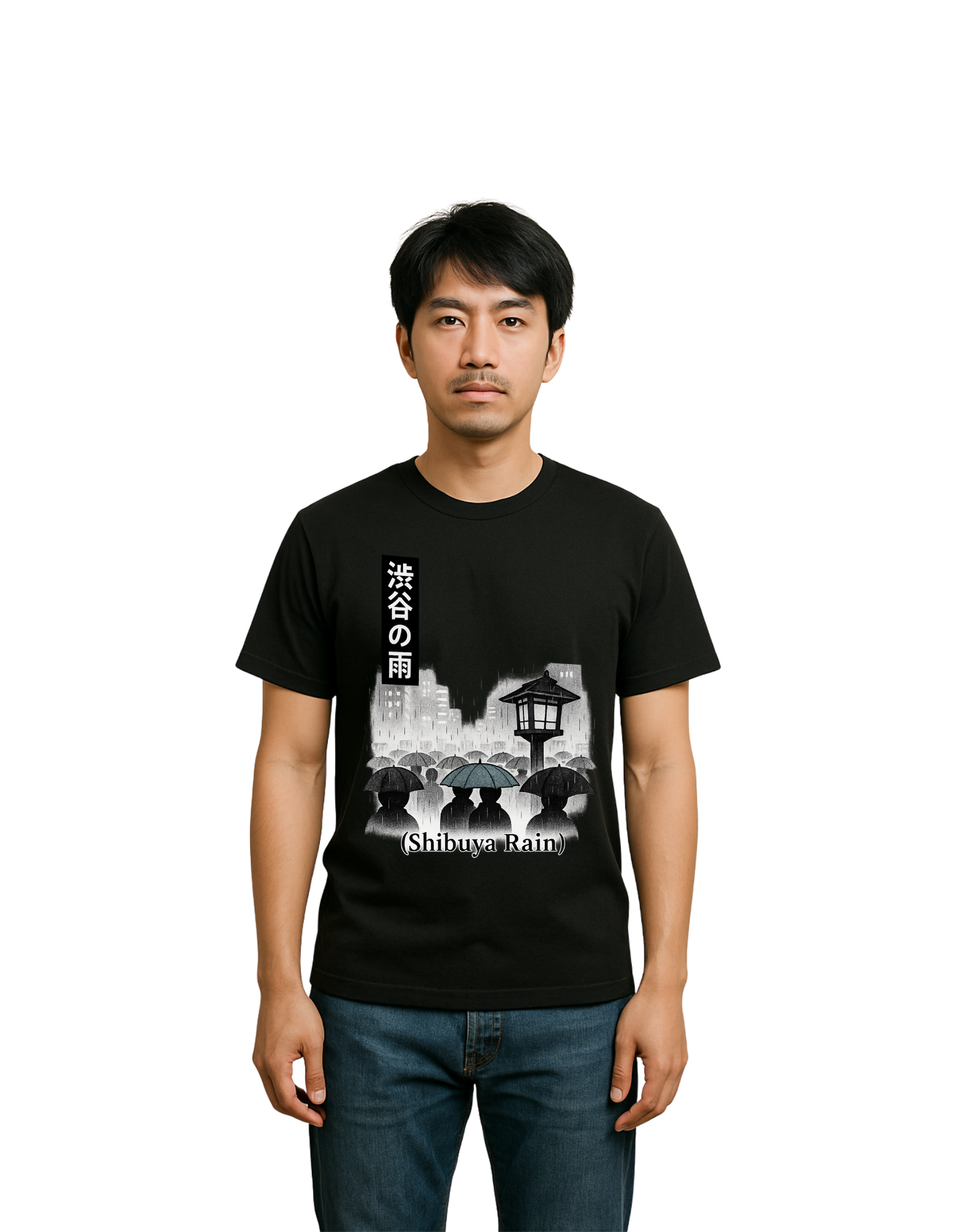 Shibuya Rain – Urban Nostalgia T-Shirt