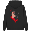 Red Eye Zip Hoodie - A Quiet Stare