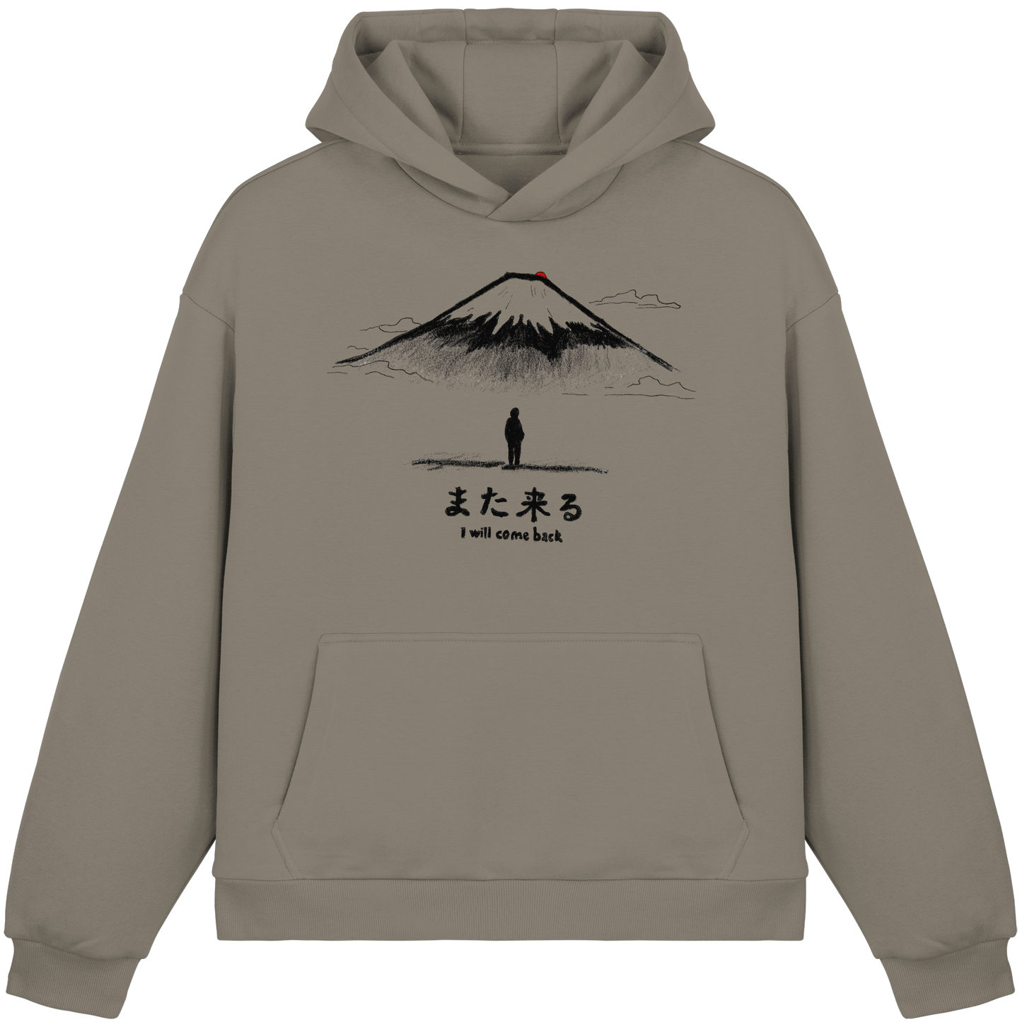I WILL COME BACK /FUJI JAPAN Kapuzenpullover