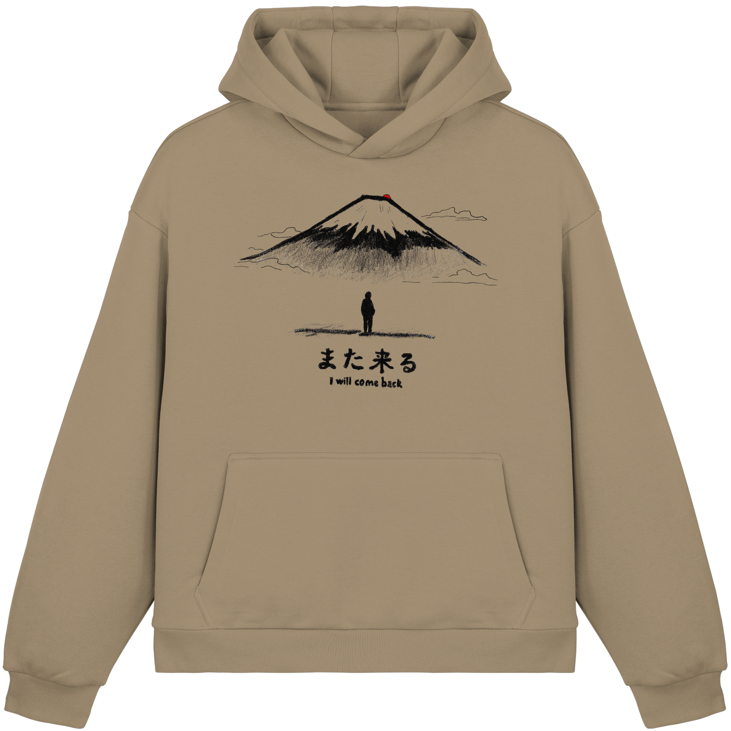I WILL COME BACK /FUJI JAPAN Kapuzenpullover
