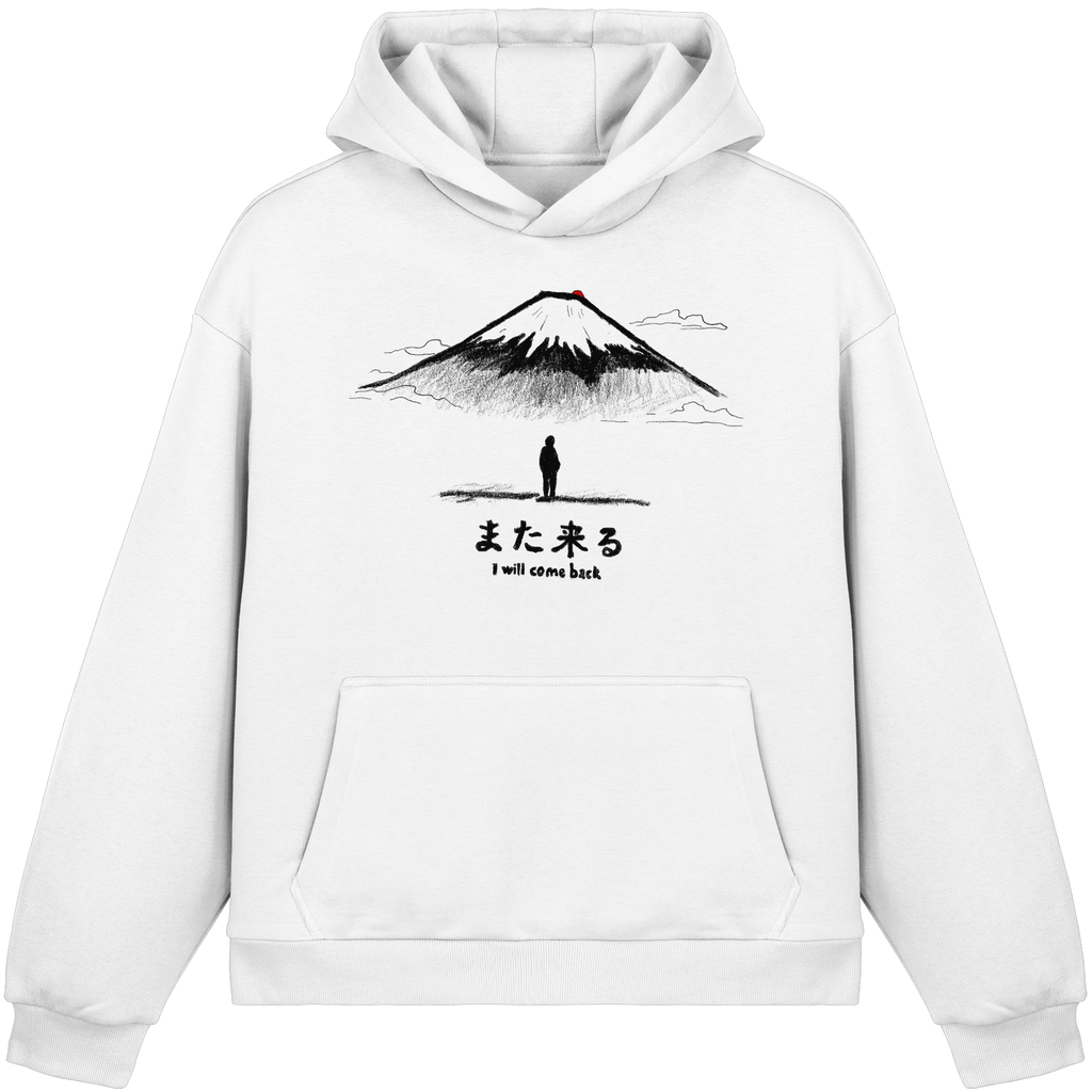 Mount Fuji Japanese Streetwear Hoodie – Japan Aesthetic Graphic Hoodie | Konbini Echo