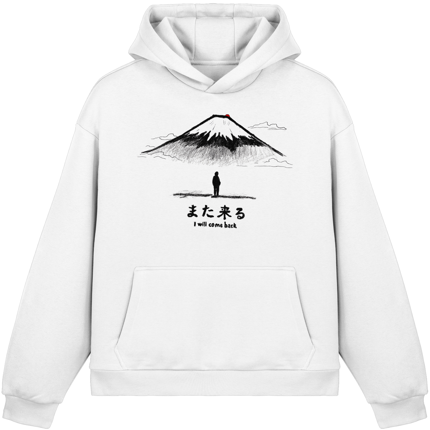 I WILL COME BACK /FUJI JAPAN Kapuzenpullover