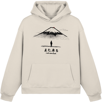 Mount Fuji Japanese Streetwear Hoodie – Japan Aesthetic Graphic Hoodie | Konbini Echo