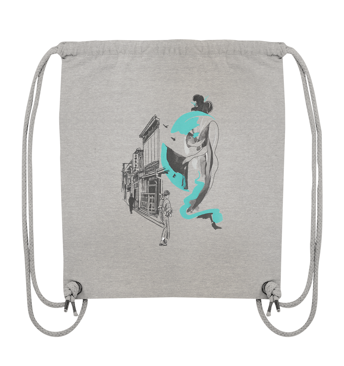 Echo of Kyoto - Getragene Erinnerung Drawstring Bag