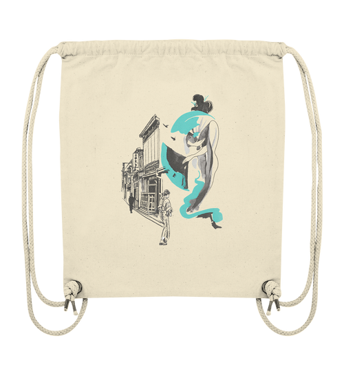 Echo of Kyoto - Getragene Erinnerung Drawstring Bag
