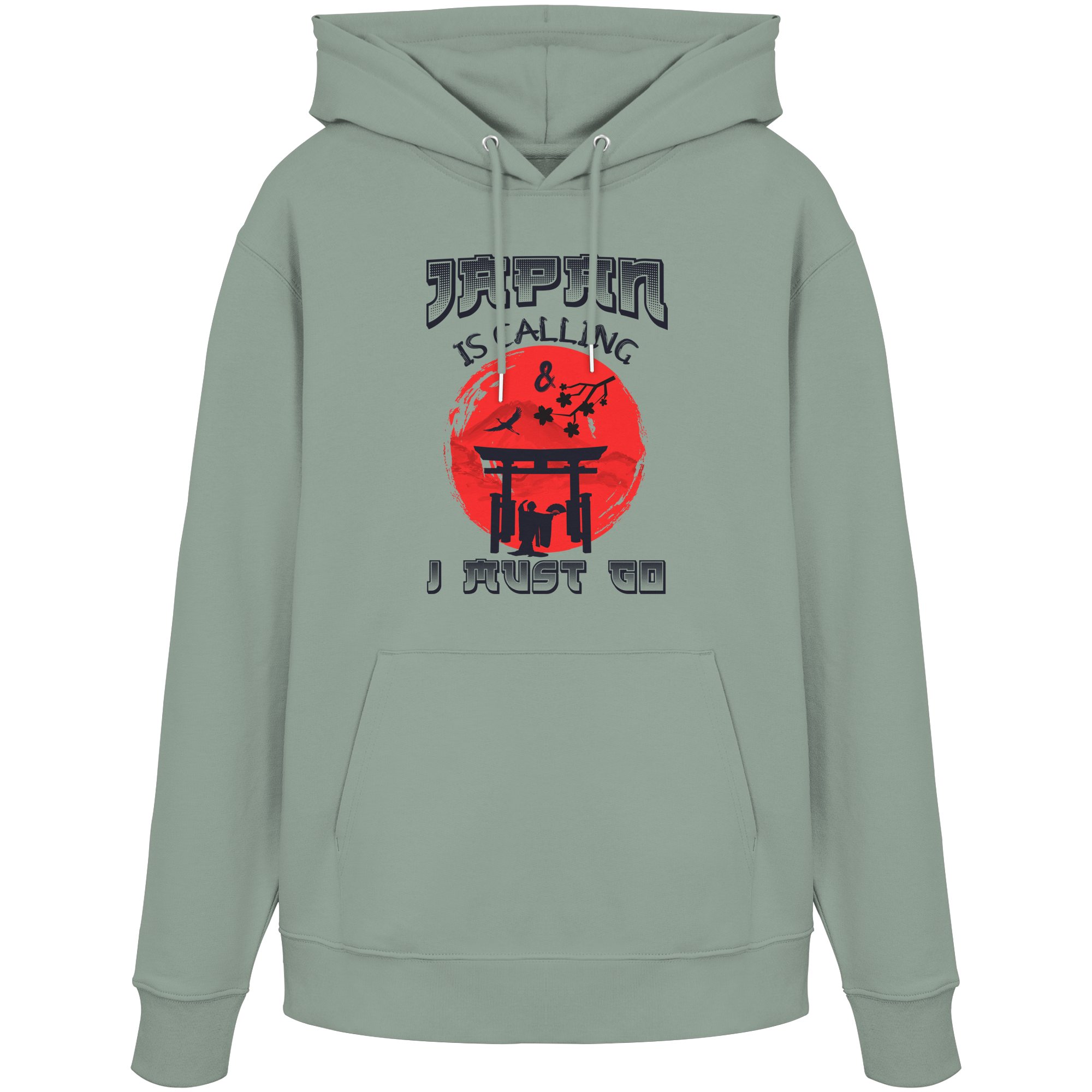 Japan Is Calling Red Sun Hoodie