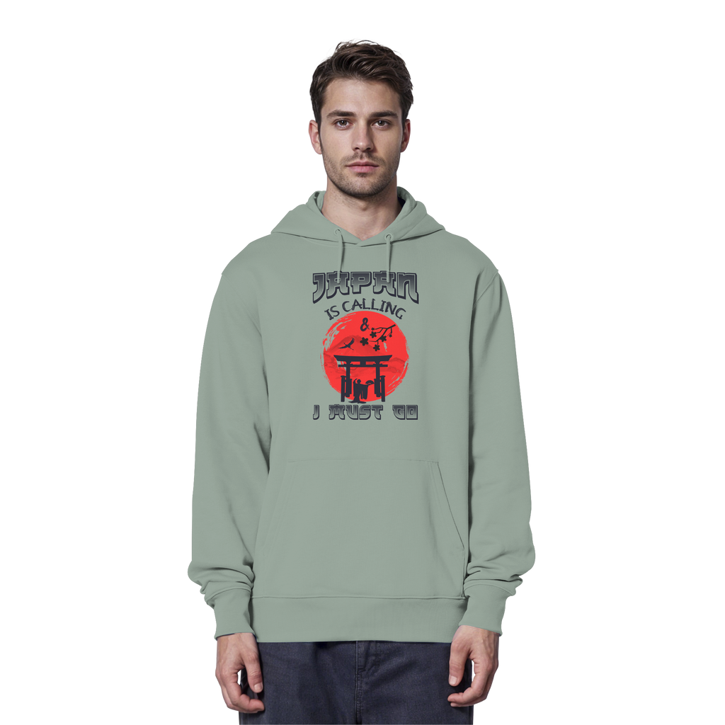 Japan Is Calling Red Sun Hoodie