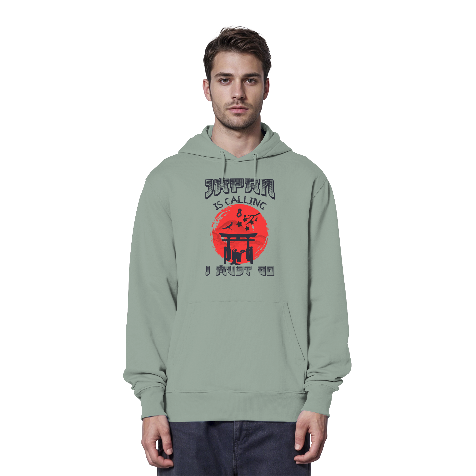 Japan Is Calling Red Sun Hoodie