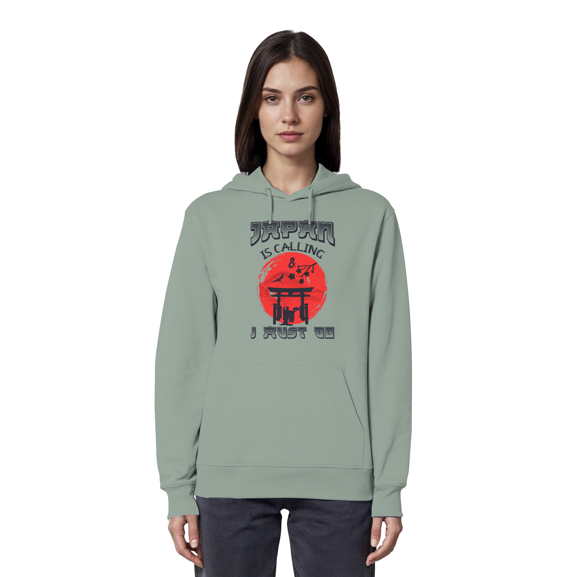 Japan Is Calling Red Sun Hoodie