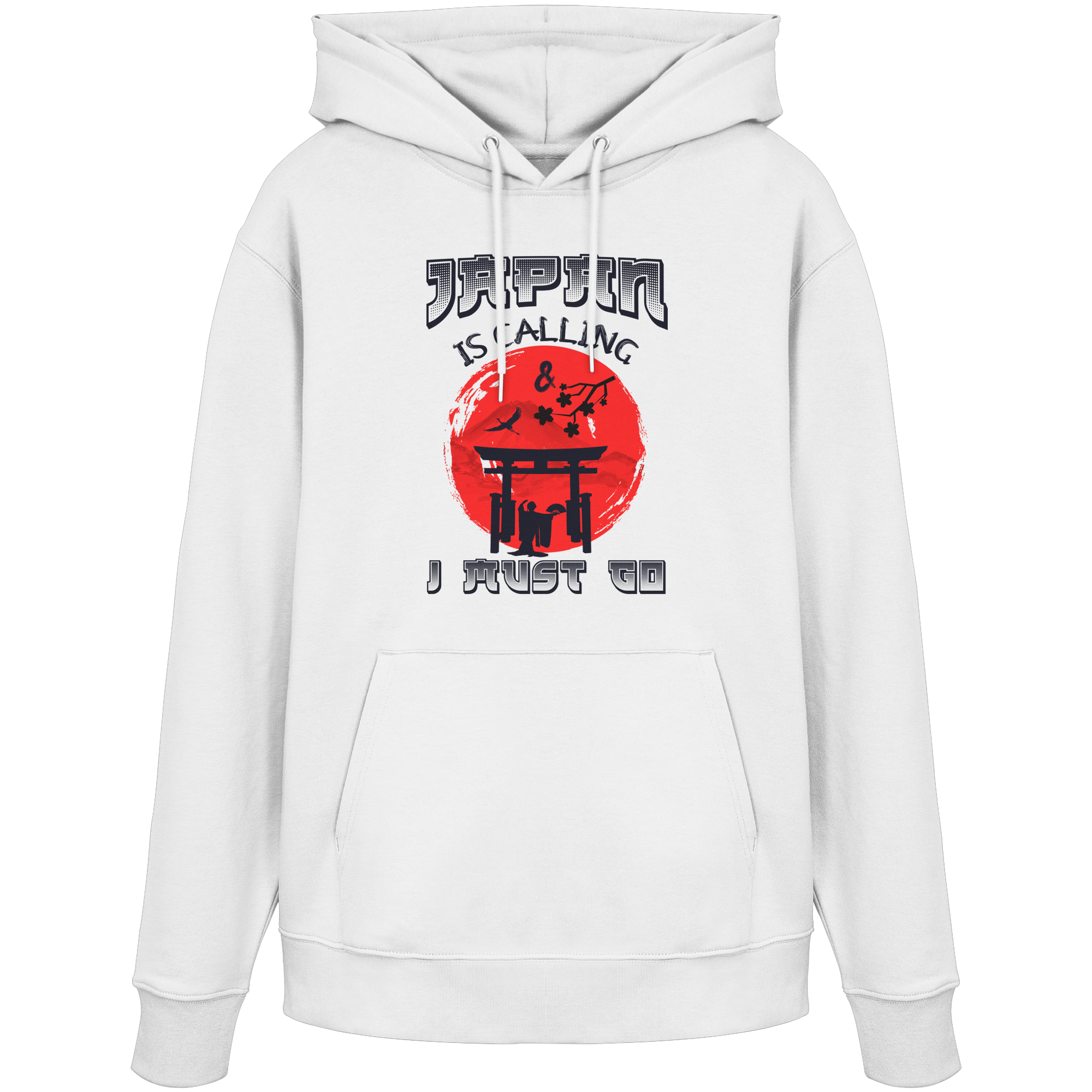 Japan Is Calling Red Sun Hoodie