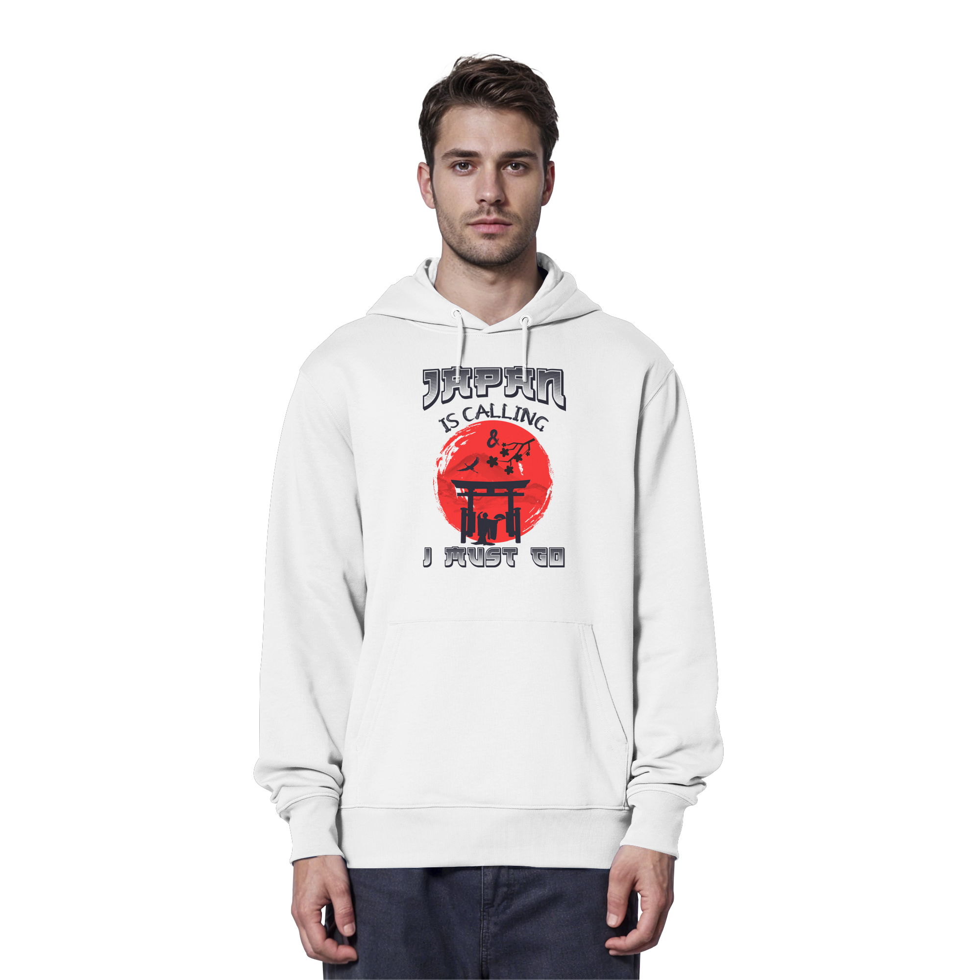 Japan Is Calling Red Sun Hoodie