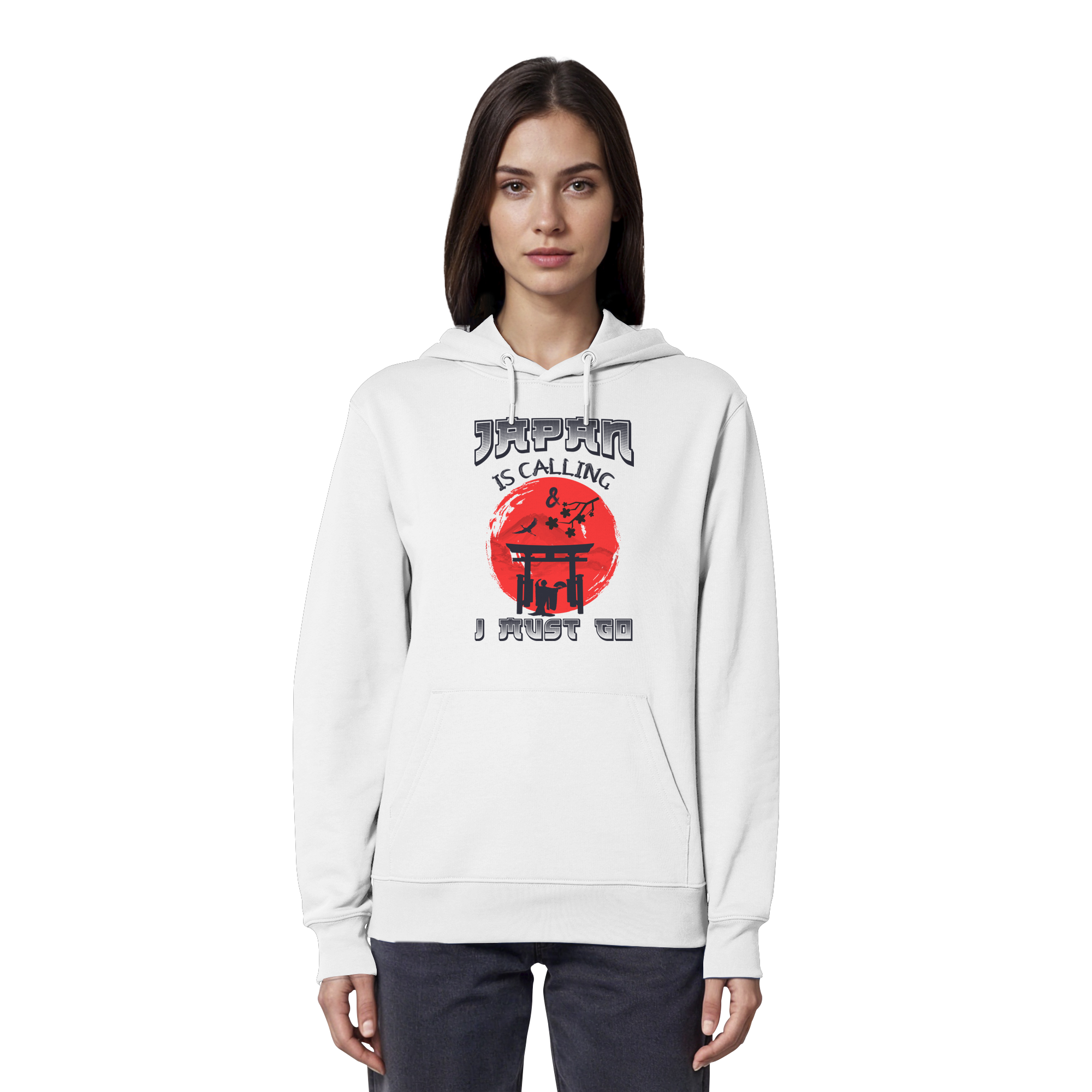 Japan Is Calling Red Sun Hoodie